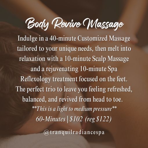MayMassageSpcl1 May massage spa specials at Tranquil Radiance Spa in Palm Beach Gardens, Florida.