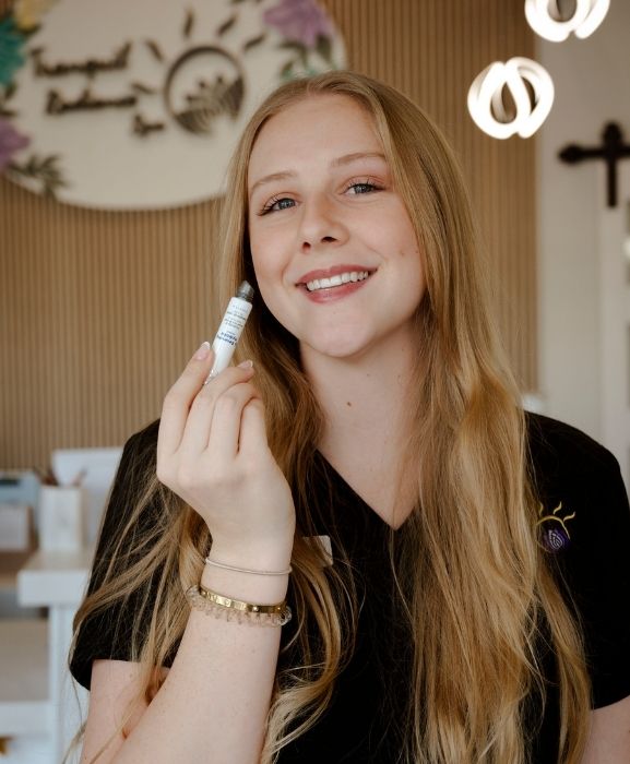 Danielle Groner, esthetician at Tranquil Radiance Spa. Palm Beach Gardens, FL