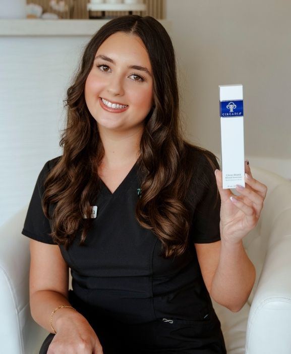 Leah Rodriguez, esthetician at Tranquil Radiance Spa. Palm Beach Gardens, FL