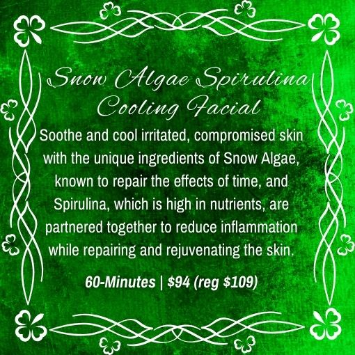 March facial spa specials at Tranquil Radiance Spa in Palm Beach Gardens, Florida.