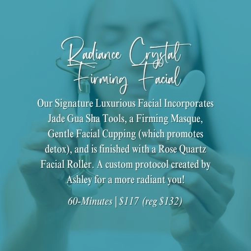 July 2026 facial spa specials at Tranquil Radiance Spa in Palm Beach Gardens, Florida.