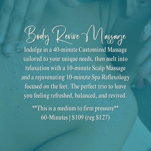 July 2026 massage spa specials at Tranquil Radiance Spa in Palm Beach Gardens, Florida.